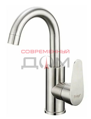 Кух.смеситель FRAP F1348 корот изл, с картриджем, нерж